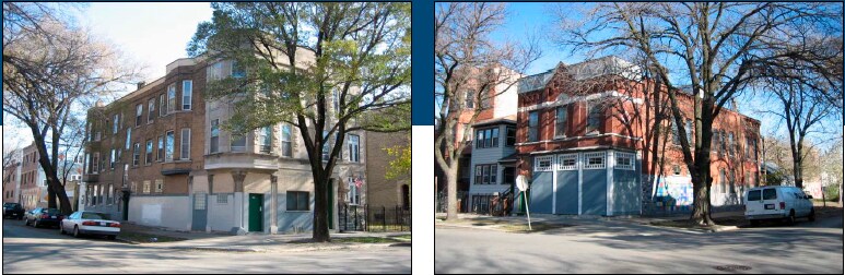 West Town in Chicago, IL - Foto de edificio