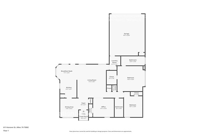 611 Hanover Dr in Allen, TX - Foto de edificio - Building Photo