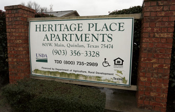 Heritage Place Apartments in Quinlan, TX - Building Photo - Building Photo