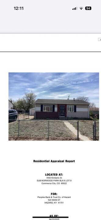 7850 Kimberly St in Commerce City, CO - Building Photo