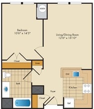 St. Paul Senior Living Apartments in Capitol Heights, MD - Foto de edificio - Floor Plan