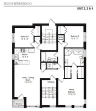 1855 N Winnebago Ave in Chicago, IL - Building Photo - Floor Plan