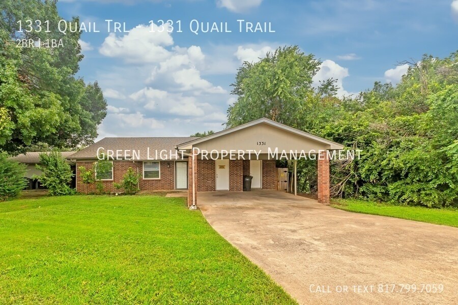 1331 Quail Trail-Unit -1331 Quail Trail in Fort Worth, TX - Building Photo