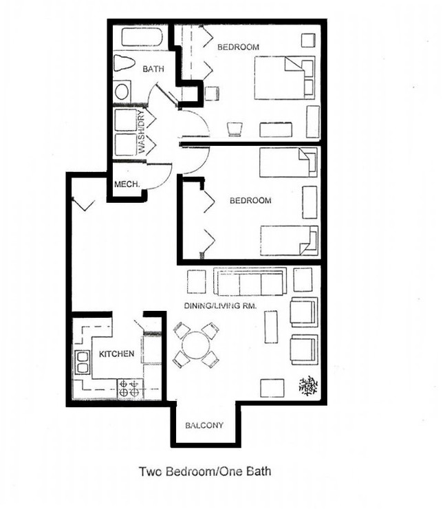 Avon Park Apartments & Townhomes in Flint, MI - Building Photo - Floor Plan