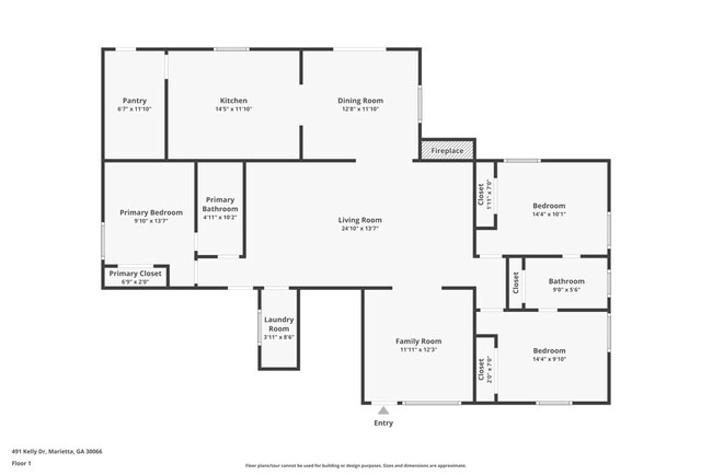 491 Kelly Dr NE in Marietta, GA - Foto de edificio - Building Photo