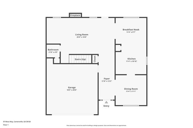 97 Moss Way in Cartersville, GA - Foto de edificio - Building Photo