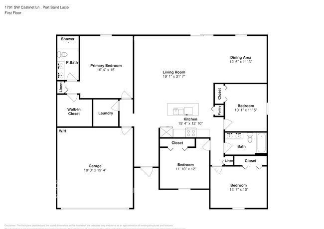 1791 SW Castinet Ln in Port St. Lucie, FL - Building Photo - Building Photo