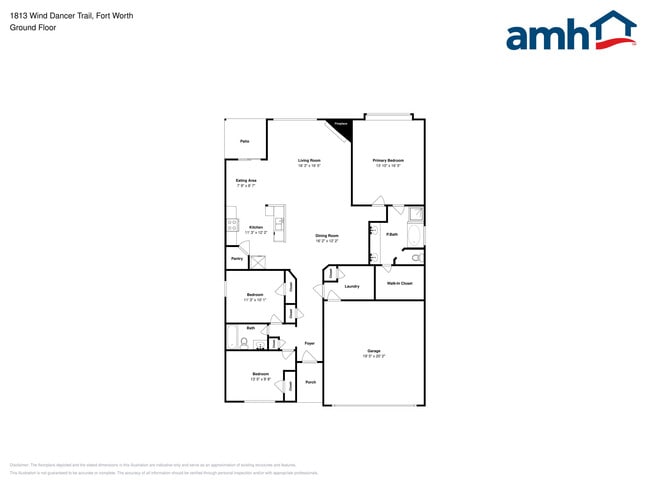1813 Wind Dancer Trail in Fort Worth, TX - Foto de edificio - Building Photo