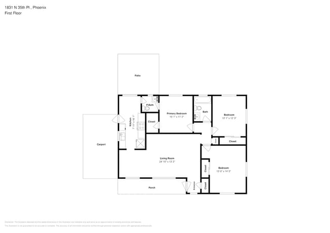 1831 N 35th Pl in Phoenix, AZ - Building Photo - Building Photo