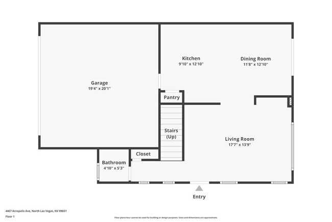 4467 Acropolis Ave in North Las Vegas, NV - Foto de edificio - Building Photo