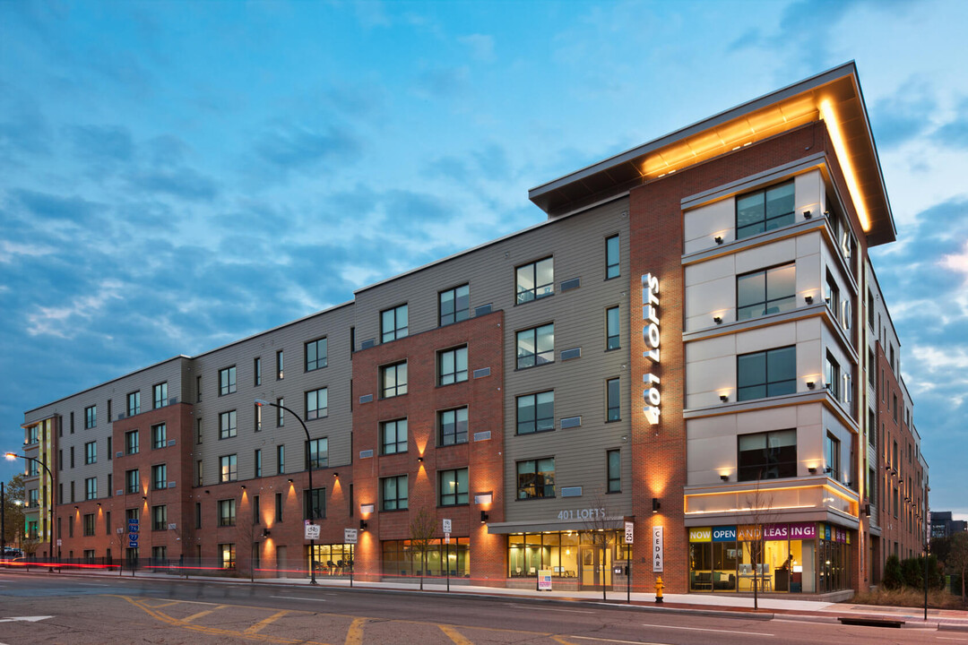 401 Lofts in Akron, OH - Foto de edificio