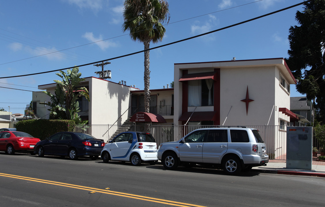 Tropical Terrace in San Diego, CA - Building Photo