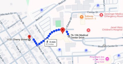 1131 Cherry St, Unit 101 in Danville, PA - Building Photo - Building Photo