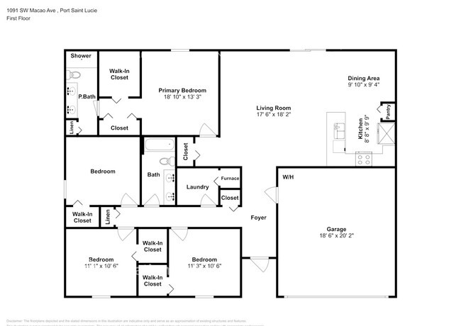 1091 SW Macao Ave in Port St. Lucie, FL - Foto de edificio - Building Photo