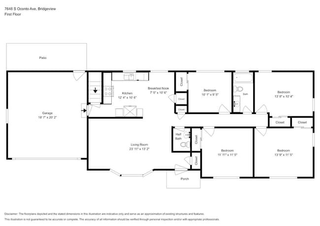 7648 S Oconto Ave in Bridgeview, IL - Building Photo - Building Photo