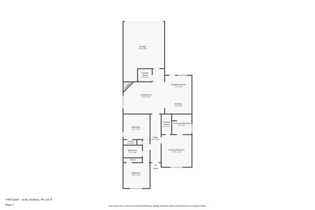 1193 Casentino St in Memphis, TN - Foto de edificio - Building Photo