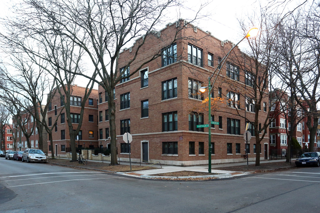 1447-1457 W Arthur Ave in Chicago, IL - Foto de edificio