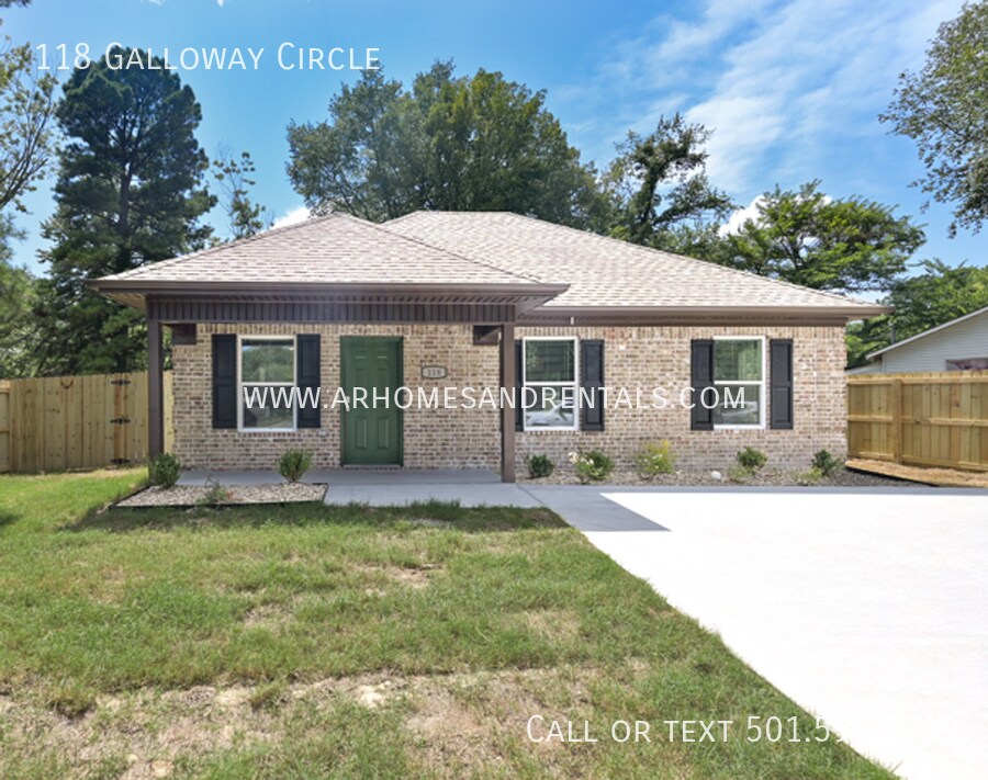 118 Galloway Cir in Jacksonville, AR - Foto de edificio