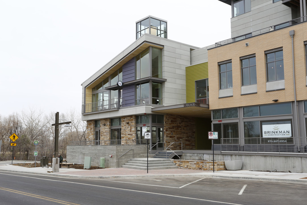 River District Block One in Fort Collins, CO - Foto de edificio