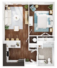 The Lodge at Autumn Willow in Fairfax, VA - Building Photo - Floor Plan