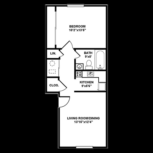 Jaycee Manor Apartments in Martins Ferry, OH - Building Photo - Floor Plan