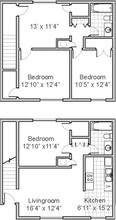 Henryetta Place in Springdale, AR - Foto de edificio - Floor Plan