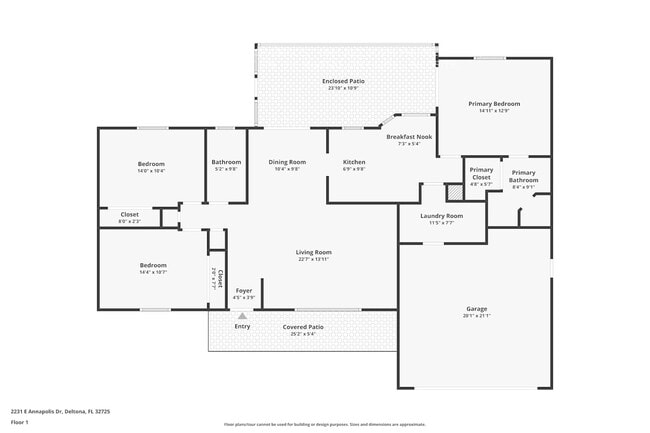 2231 E Annapolis Dr in Deltona, FL - Foto de edificio - Building Photo