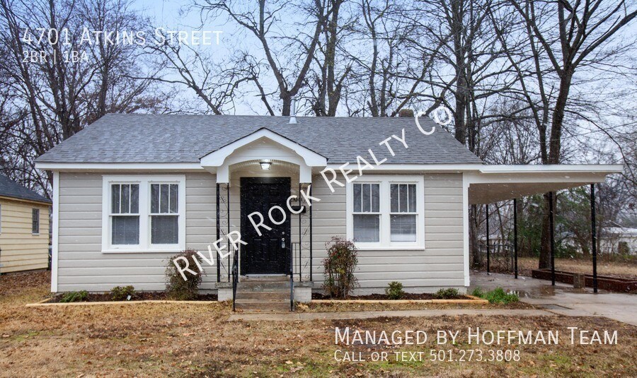 4701 Atkins St in North Little Rock, AR - Foto de edificio