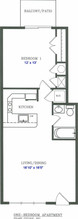 Phillips Street Apartments in Stroudsburg, PA - Foto de edificio - Floor Plan