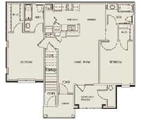 Ridgecrest Apartments in Memphis, TN - Foto de edificio - Floor Plan