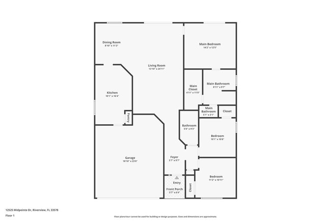 12525 Midpointe Dr in Riverview, FL - Building Photo - Building Photo