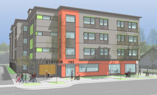 Station 162 Apartments in Portland, OR - Foto de edificio - Building Photo