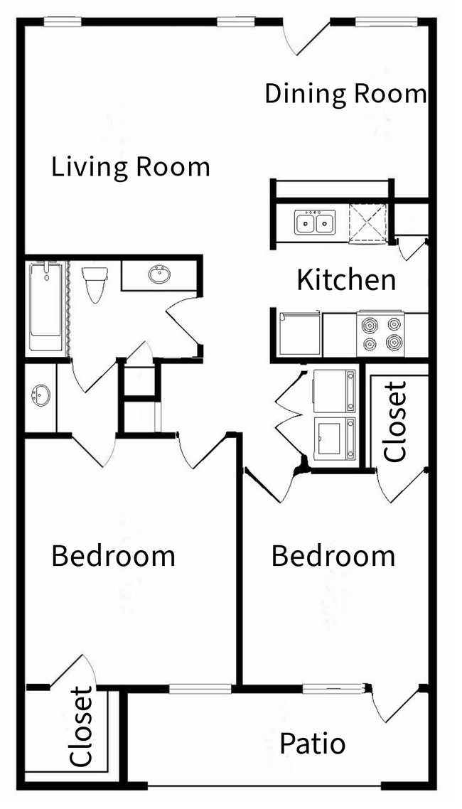 Townlake Apartments in Granbury, TX - Building Photo - Floor Plan