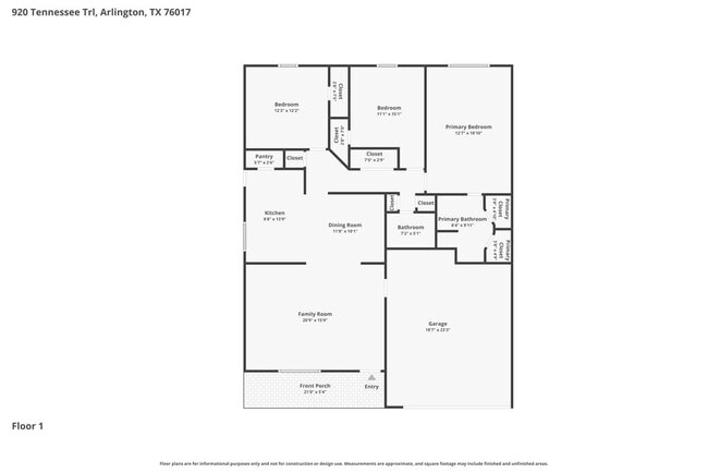 920 Tennessee Trail in Arlington, TX - Foto de edificio - Building Photo