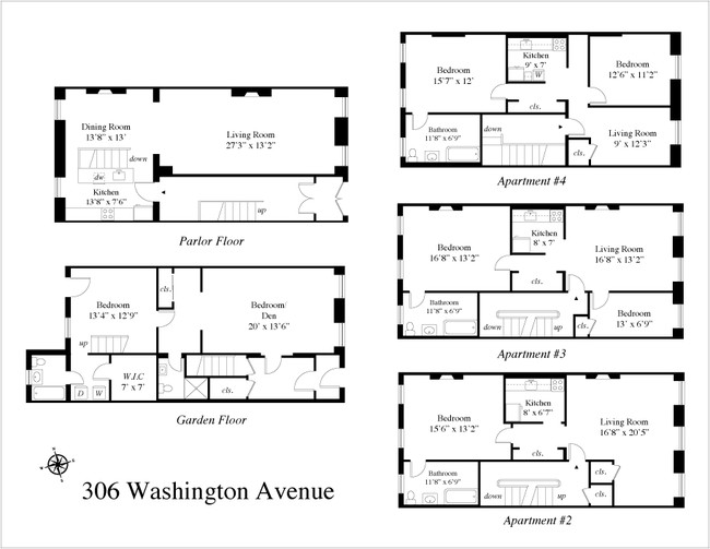 306 Washington Ave in Brooklyn, NY - Building Photo - Floor Plan