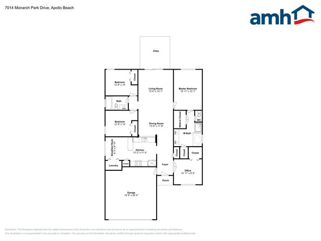7014 Monarch Park Dr in Apollo Beach, FL - Foto de edificio - Building Photo