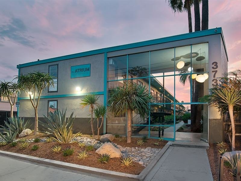 Atrium in El Monte, CA - Building Photo