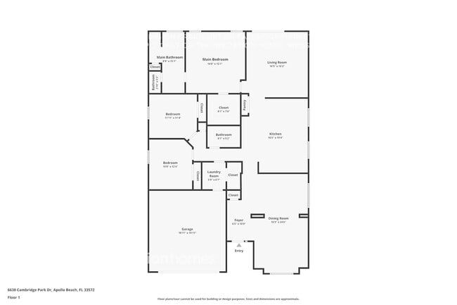 6638 Cambridge Park Dr in Apollo Beach, FL - Building Photo - Building Photo