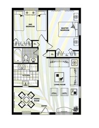 Acqua at Daytona Beach in Daytona Beach, FL - Foto de edificio - Floor Plan