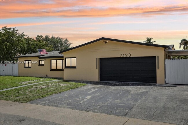 property at 7420 McKinley St