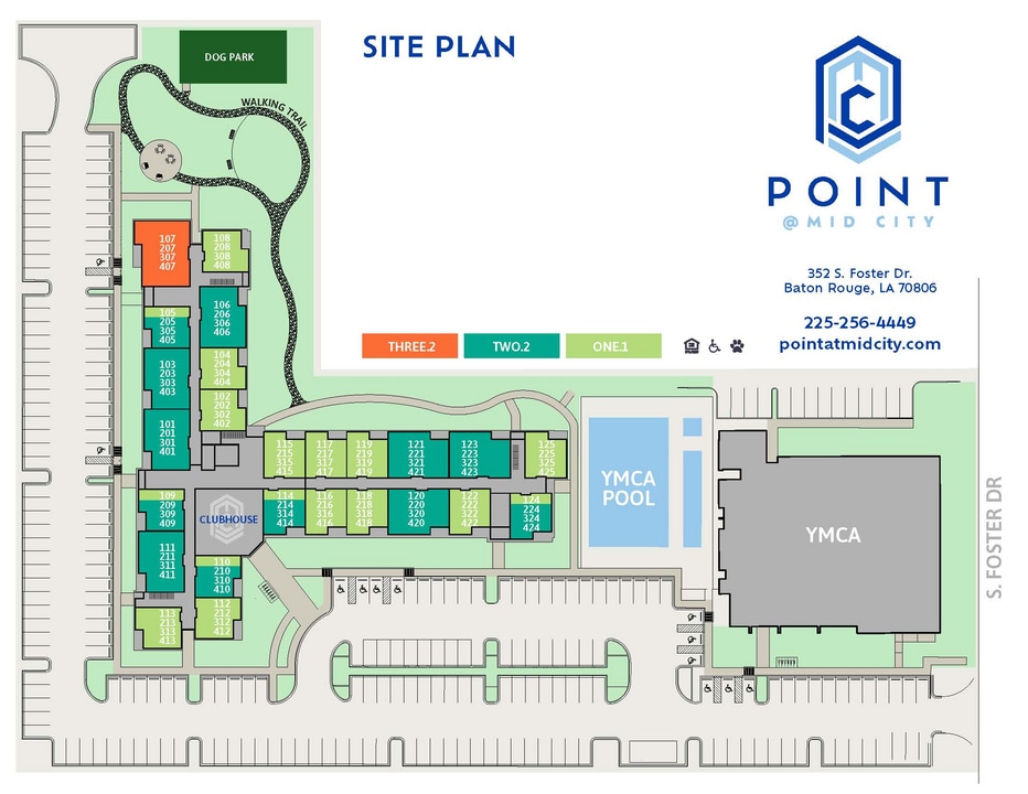Point at Mid City in Baton Rouge, LA - Building Photo