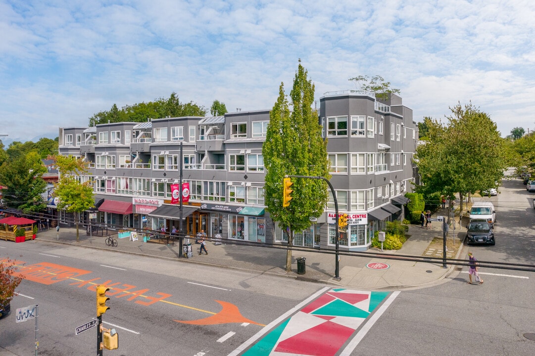 City Lights in Vancouver, BC - Building Photo