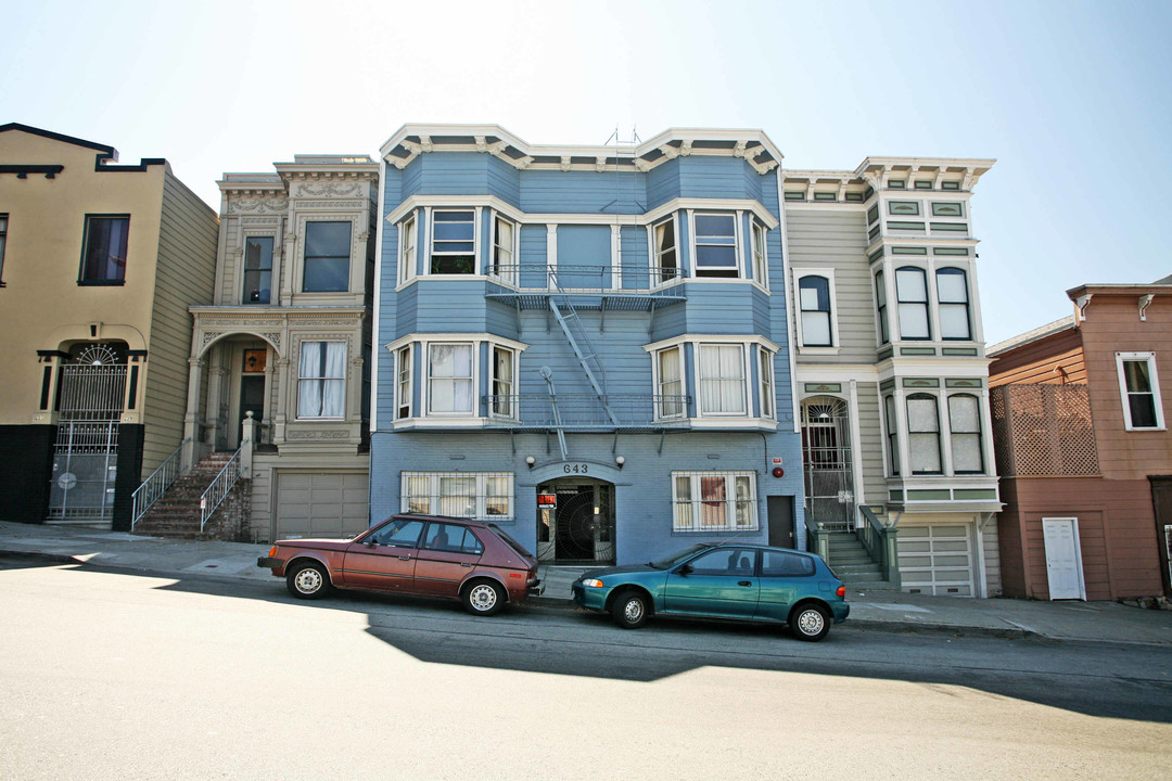 643 Webster in San Francisco, CA - Foto de edificio