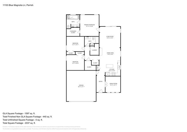 11103 Blue Magnolia Ln in Parrish, FL - Foto de edificio - Building Photo