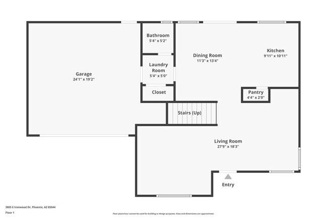 3805 E Ironwood Dr in Phoenix, AZ - Foto de edificio - Building Photo