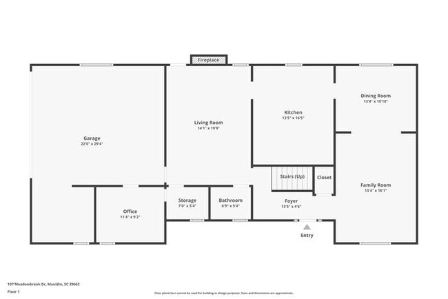 107 Meadowbrook Dr in Mauldin, SC - Foto de edificio - Building Photo