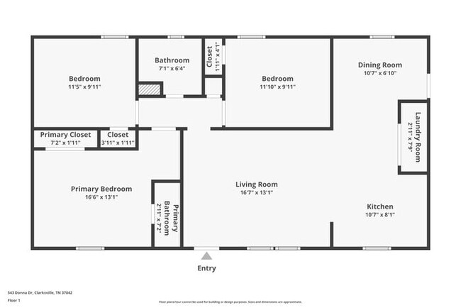 543 Donna Dr in Clarksville, TN - Building Photo - Building Photo
