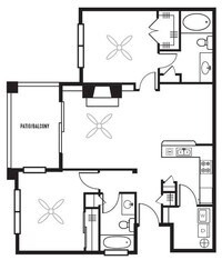 San Paulo - Plan B-2 - 2 Beds - 2 Baths - 1022 Sq. ft. - San Paulo Apartments in Phoenix, Arizona