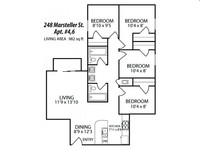 Resons Portfolio in West Lafayette, IN - Foto de edificio - Floor Plan