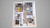 Fiji Lofts in Dallas, TX - Foto de edificio - Floor Plan